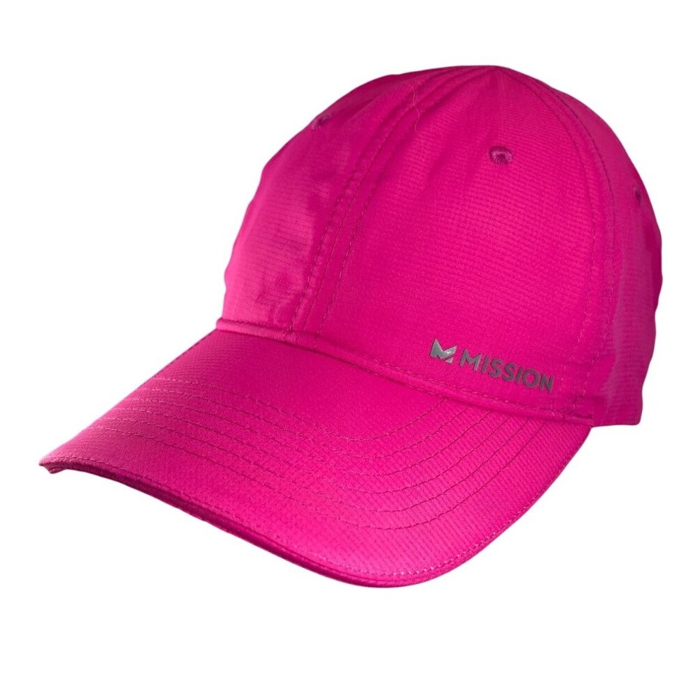 Mission HydroActive Cooling Hat Adjustable Fit Pink Nylon